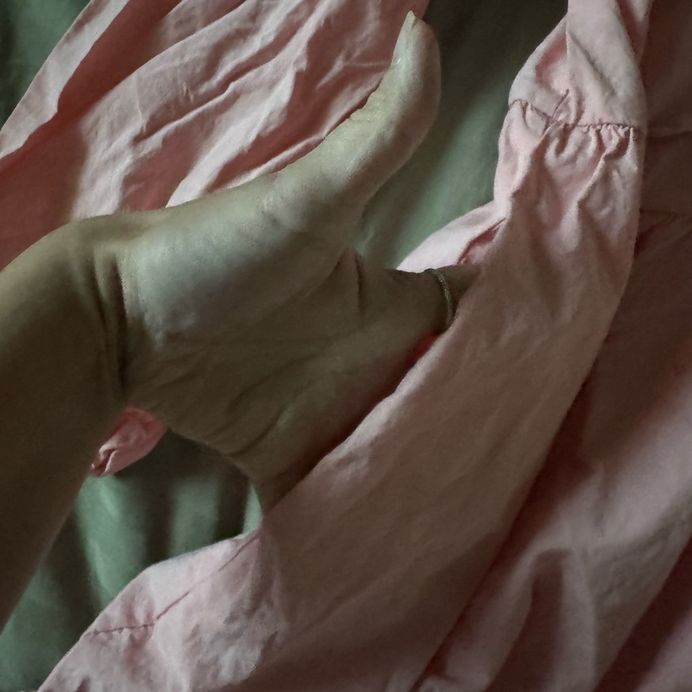 Women’s Pink Tie-Front Babydoll Dress - Picture 6 of 16